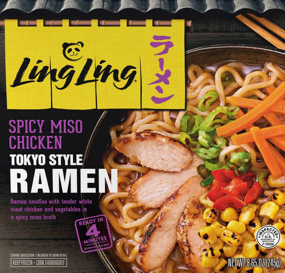 Ling Ling spicy chicken miso Tokyo style ramen