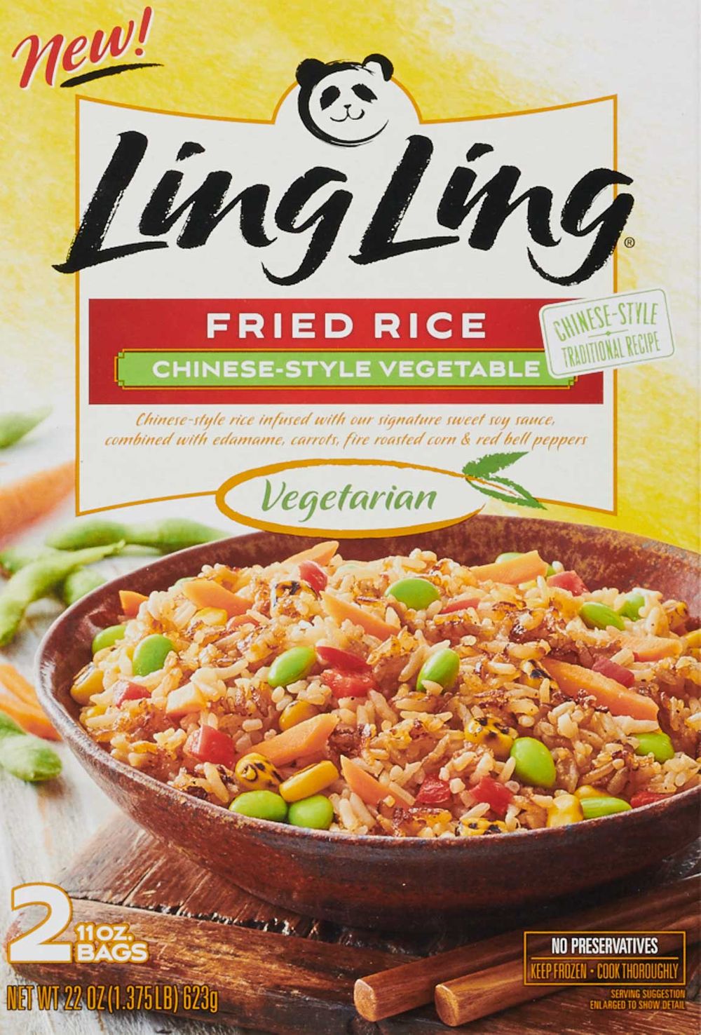 Ling Ling vegetarian Chinese style fried rice