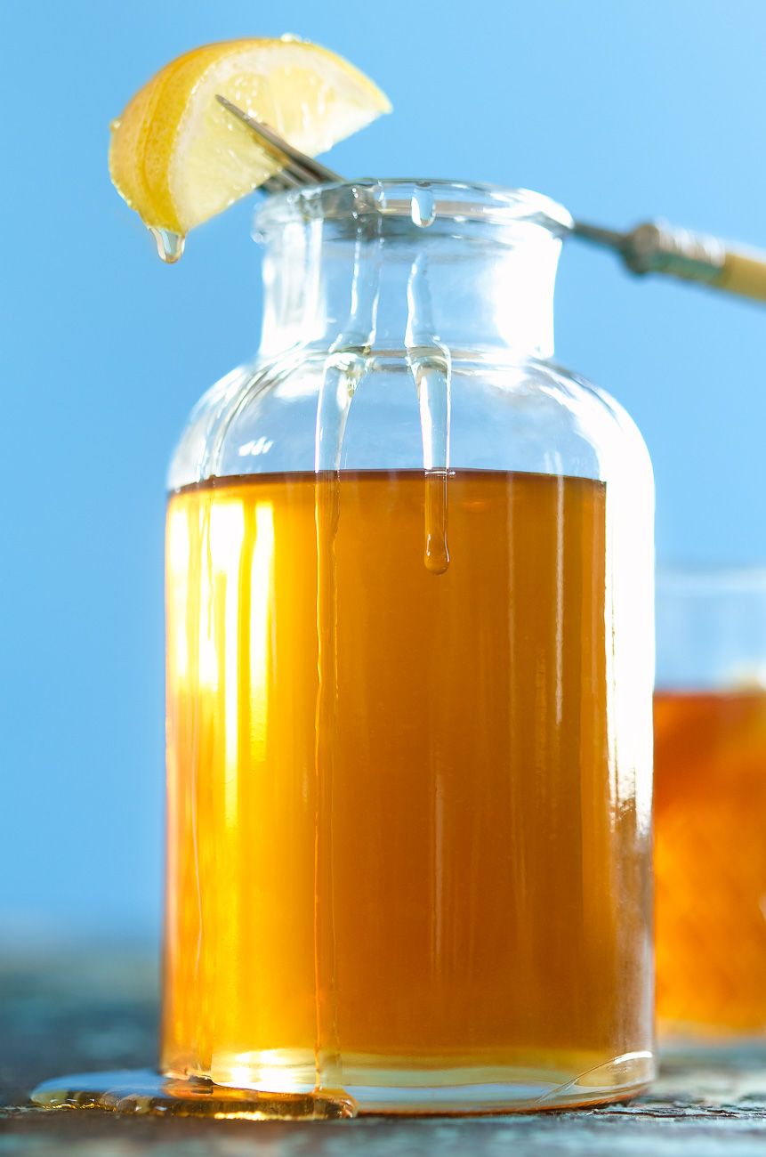 Lemon honey jar