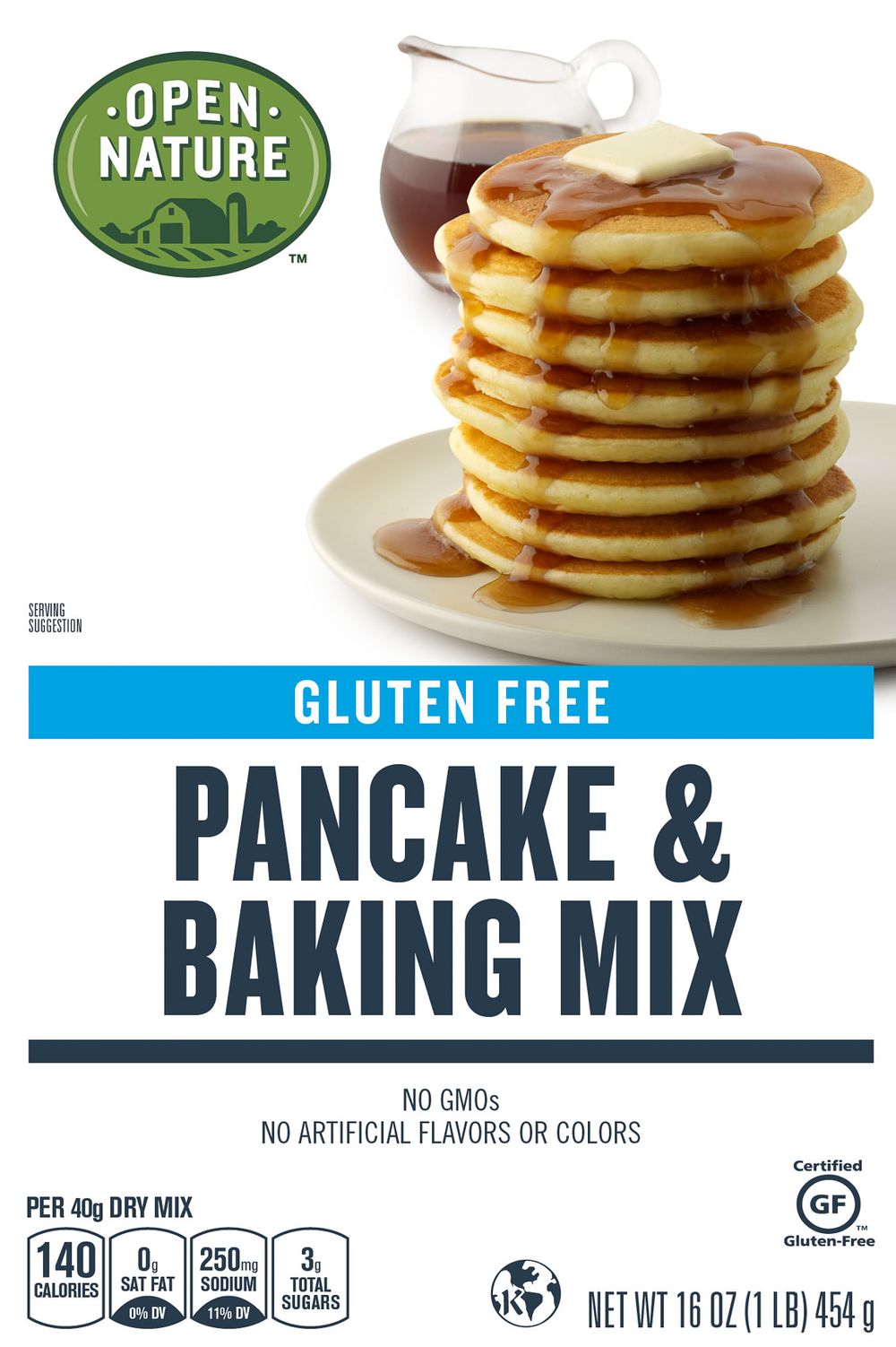 Open Nature gluten free pancake baking mix