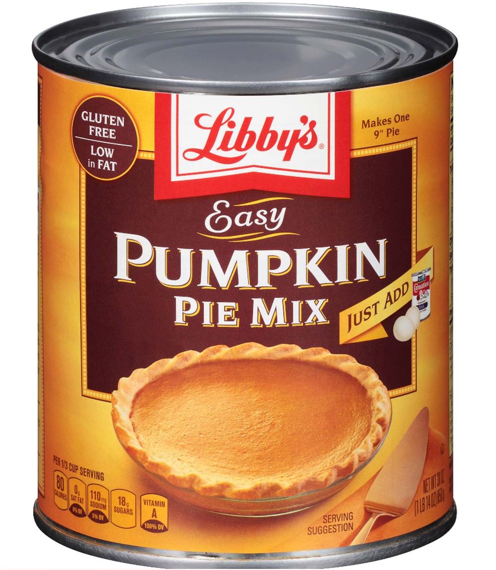 Libby's easy pumpkin pie mix