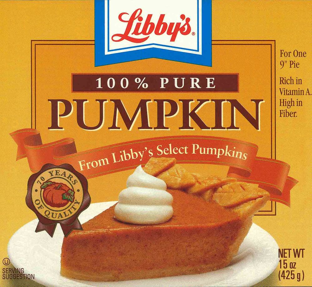 Libby's pumpkin pie filling
