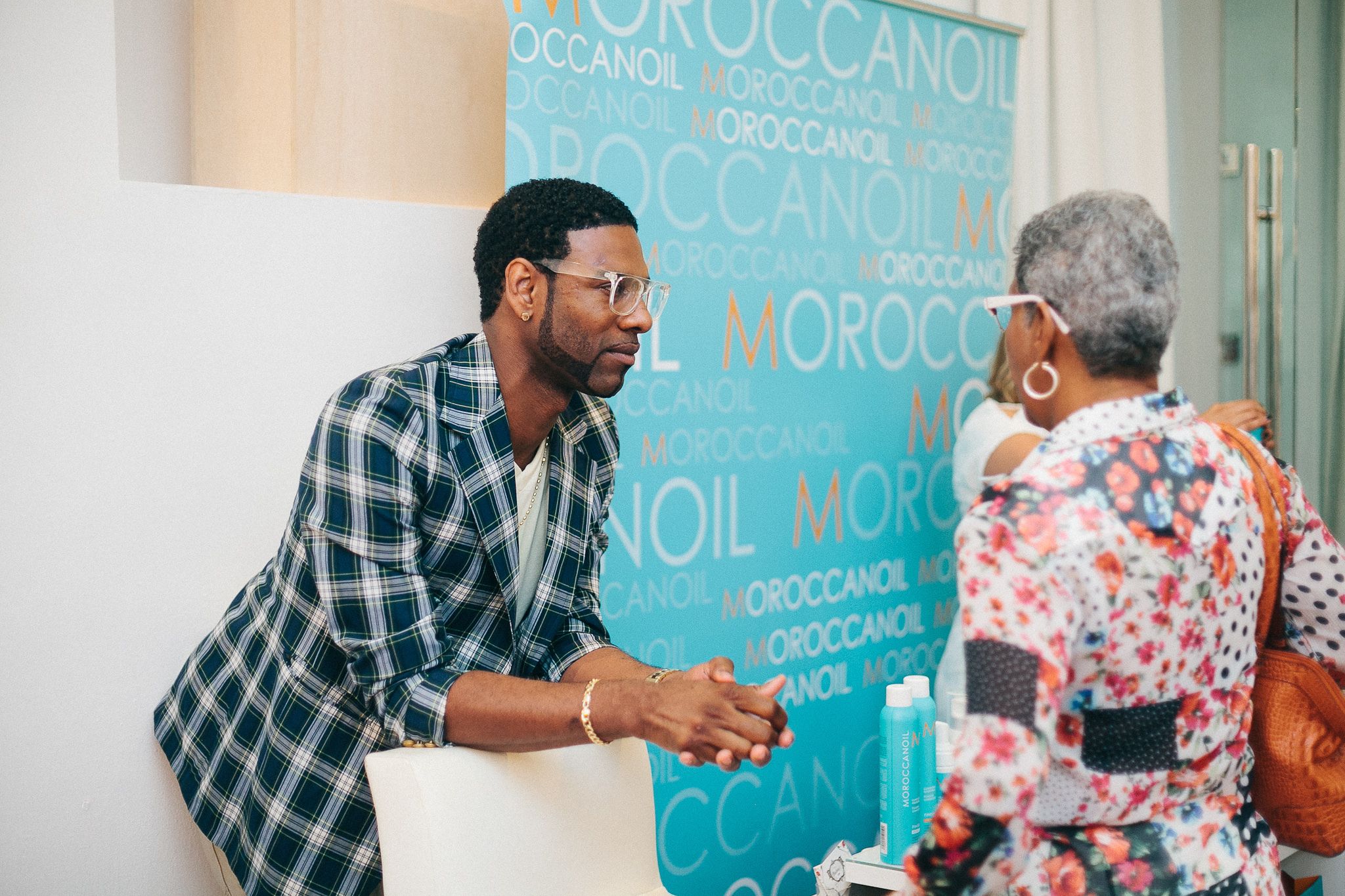 Chez Badeaux Coils and Curls Beauty Lounge at Sagamore, The Art Hotel. Daniel LaTeulade Photography. Moroccan Oil Clinic.