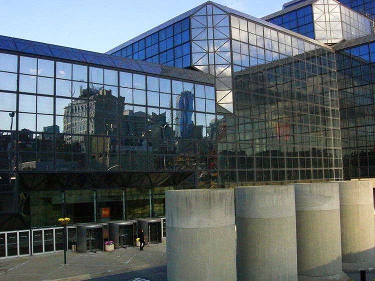 NY Javits Center with Reflections