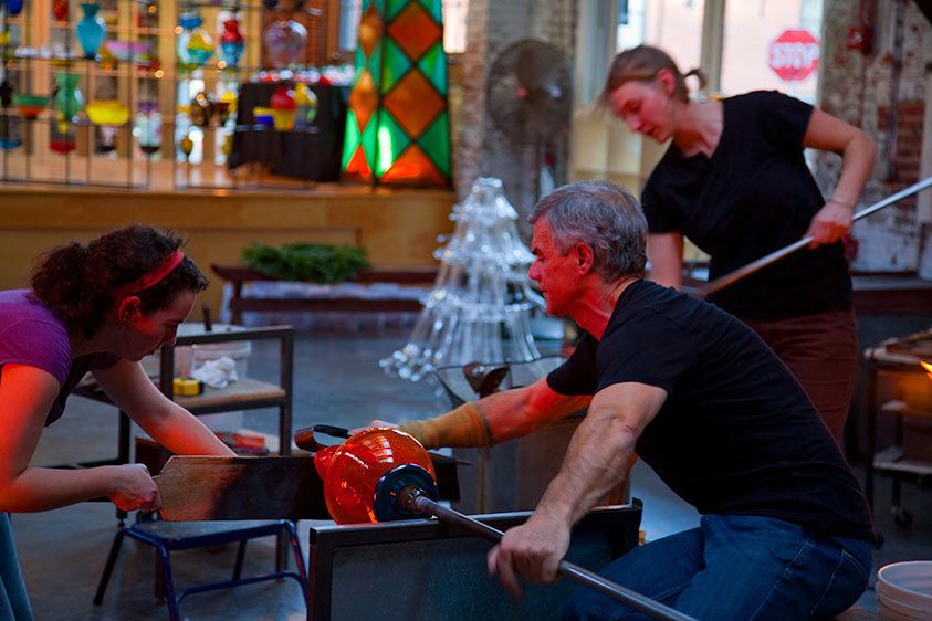 Chip Corradetti, Glassblower