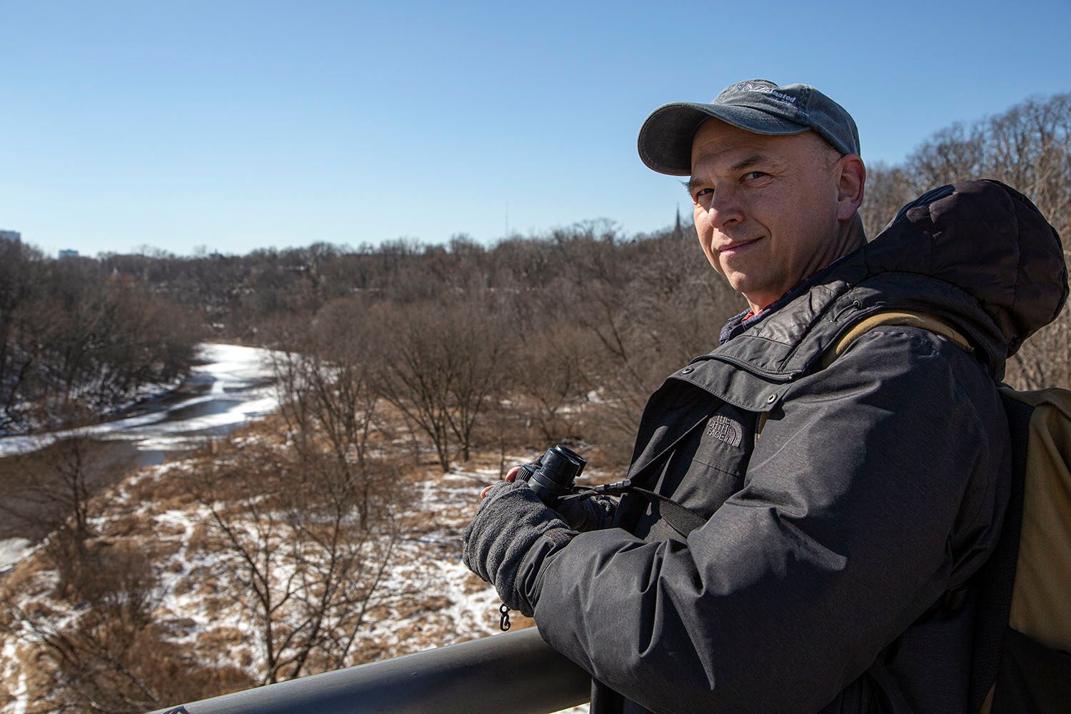 Chuck Stebelton in the Milwaukee River Greenway Chuck Stebelton.jpg