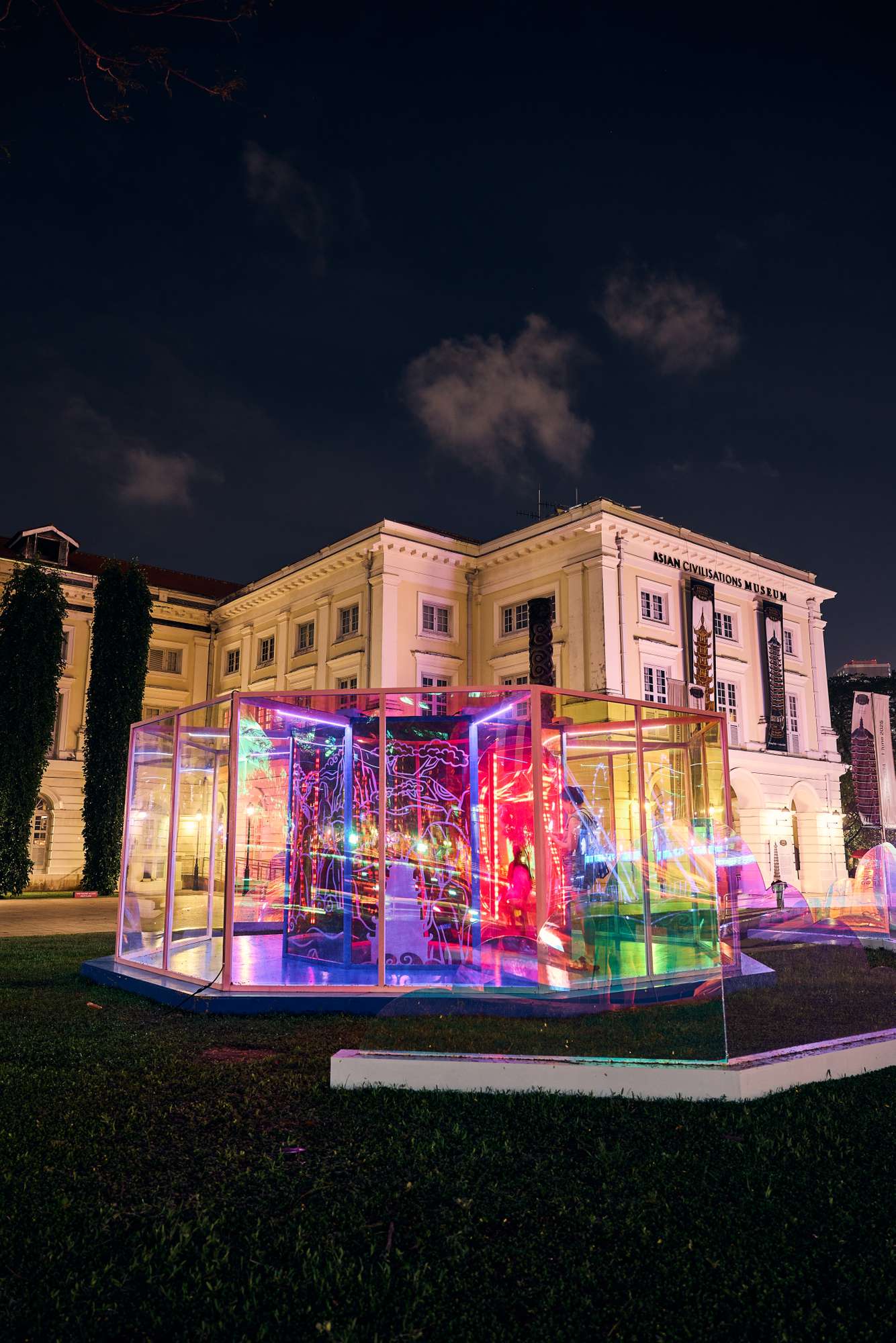 Immersive art installation for Asian Civilisations Museum Singapore for Light to Night Festival 2025 We'll Make Heaven a Place on Earth