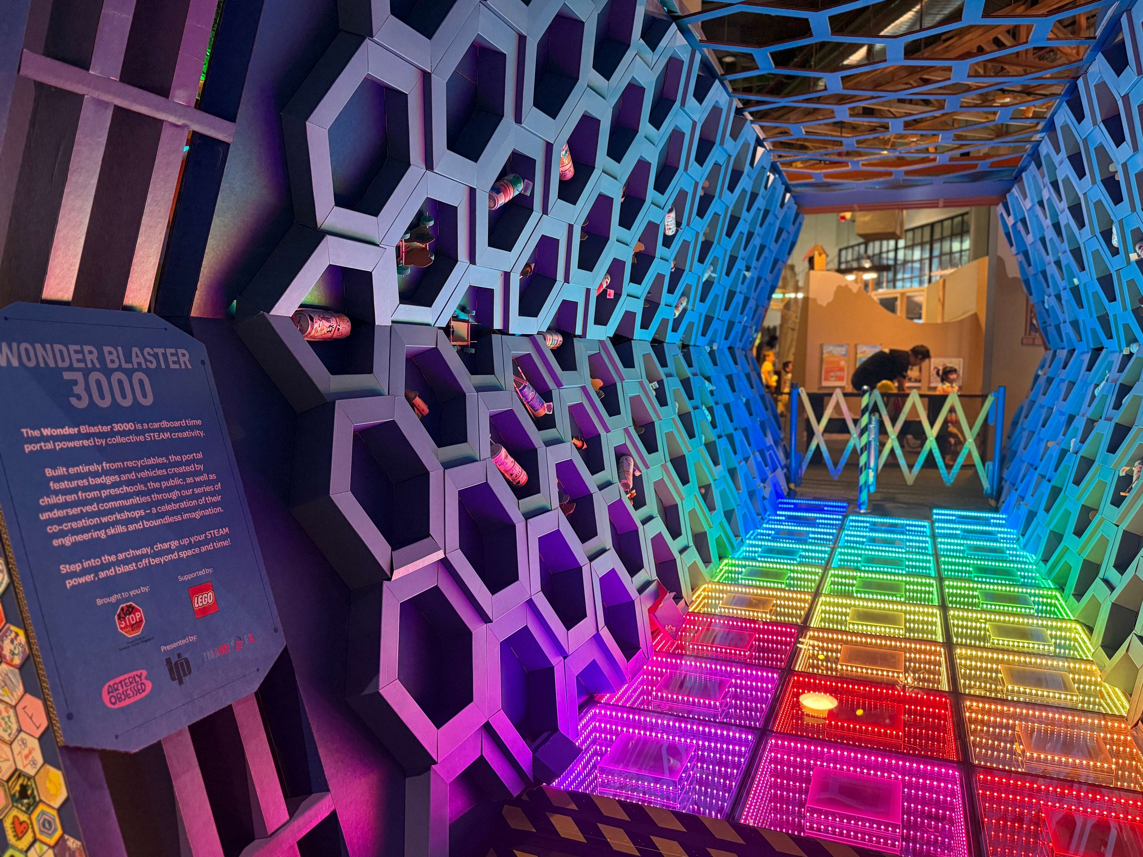 KidsSTOP Art Installation, The Wonder Blaster 3000