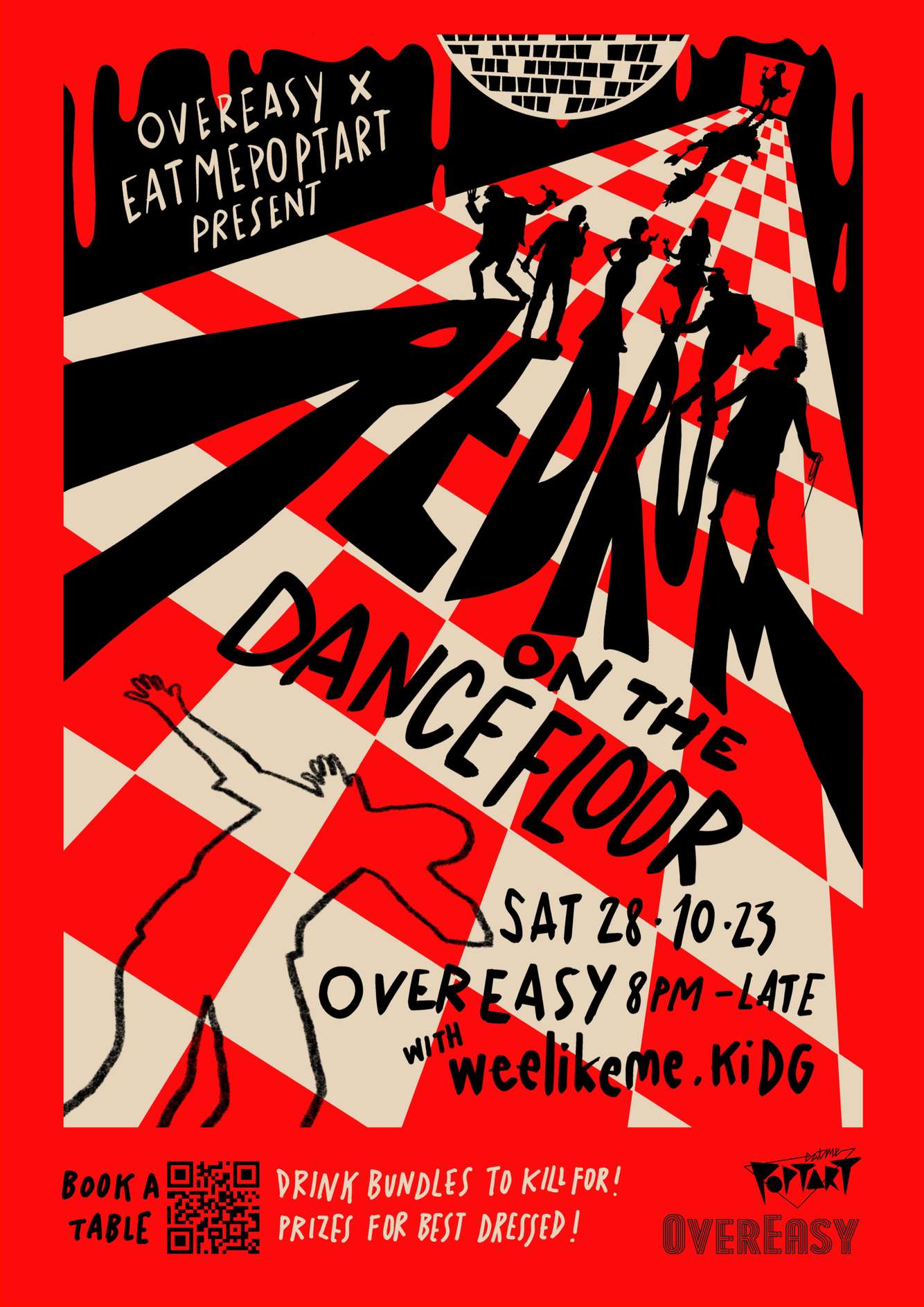 Halloween Party Overeasy X Eatmepoptart: Redrum on the Dance Floor