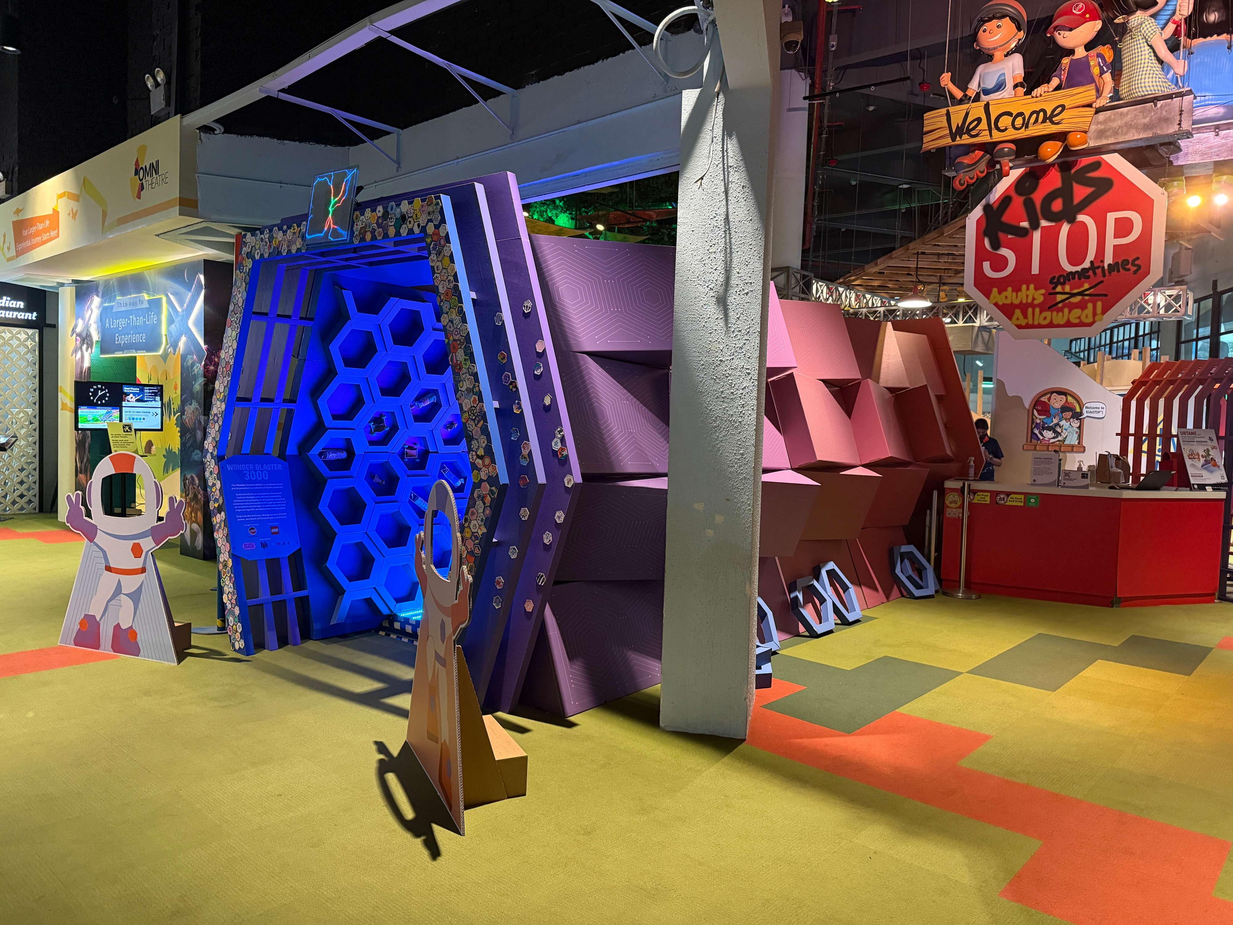 KidsSTOP Art Installation, The Wonder Blaster 3000