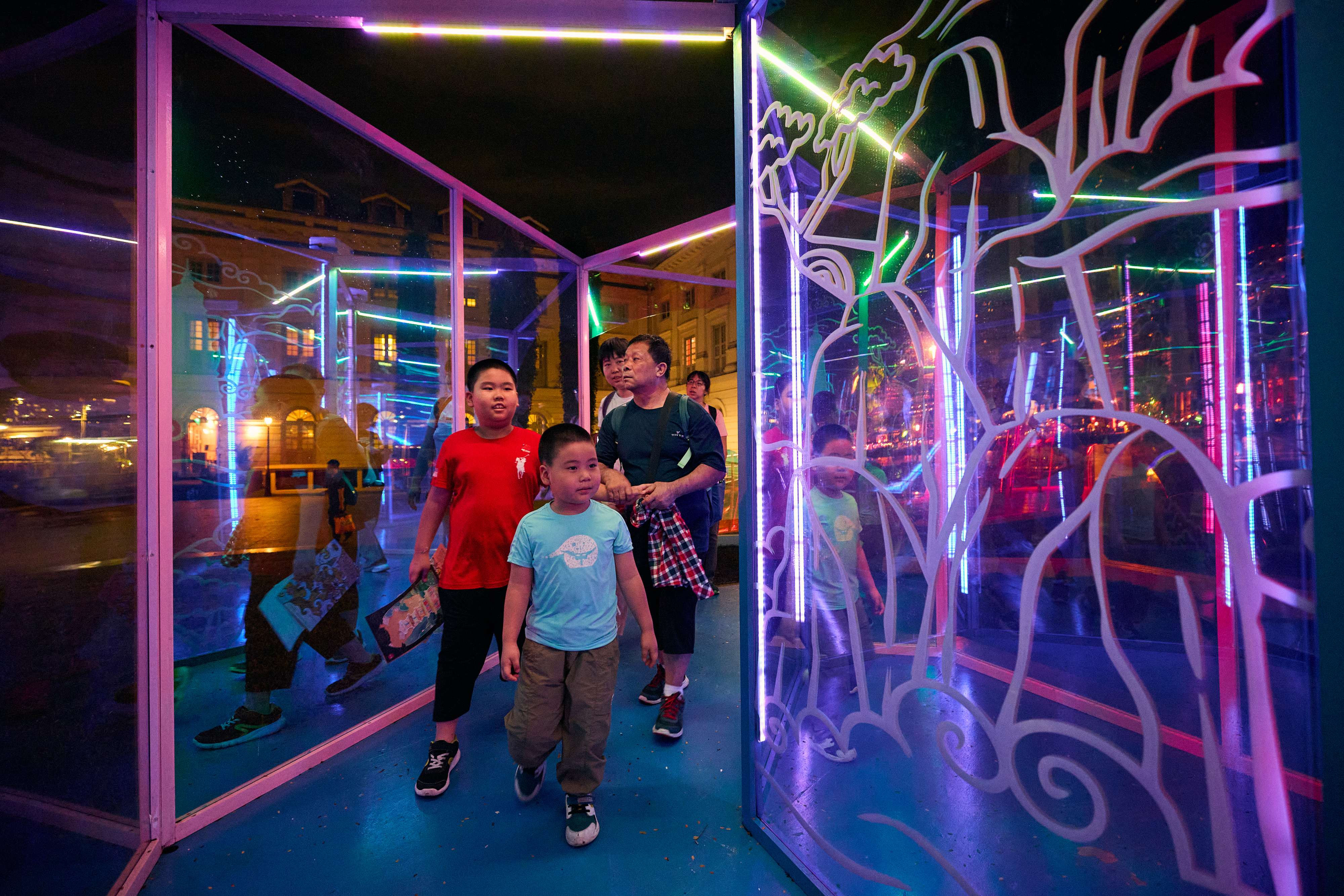 Light to Night Art Installation 2025, We'll Make Heaven a Place on Earth