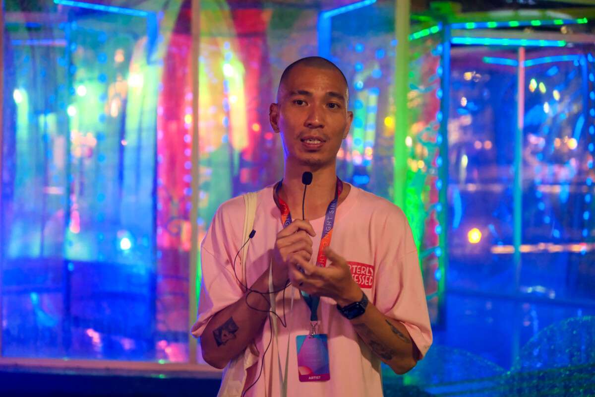 Keith Ang Light to Night Installation ACM, We'll Make Heaven a Place on Earth