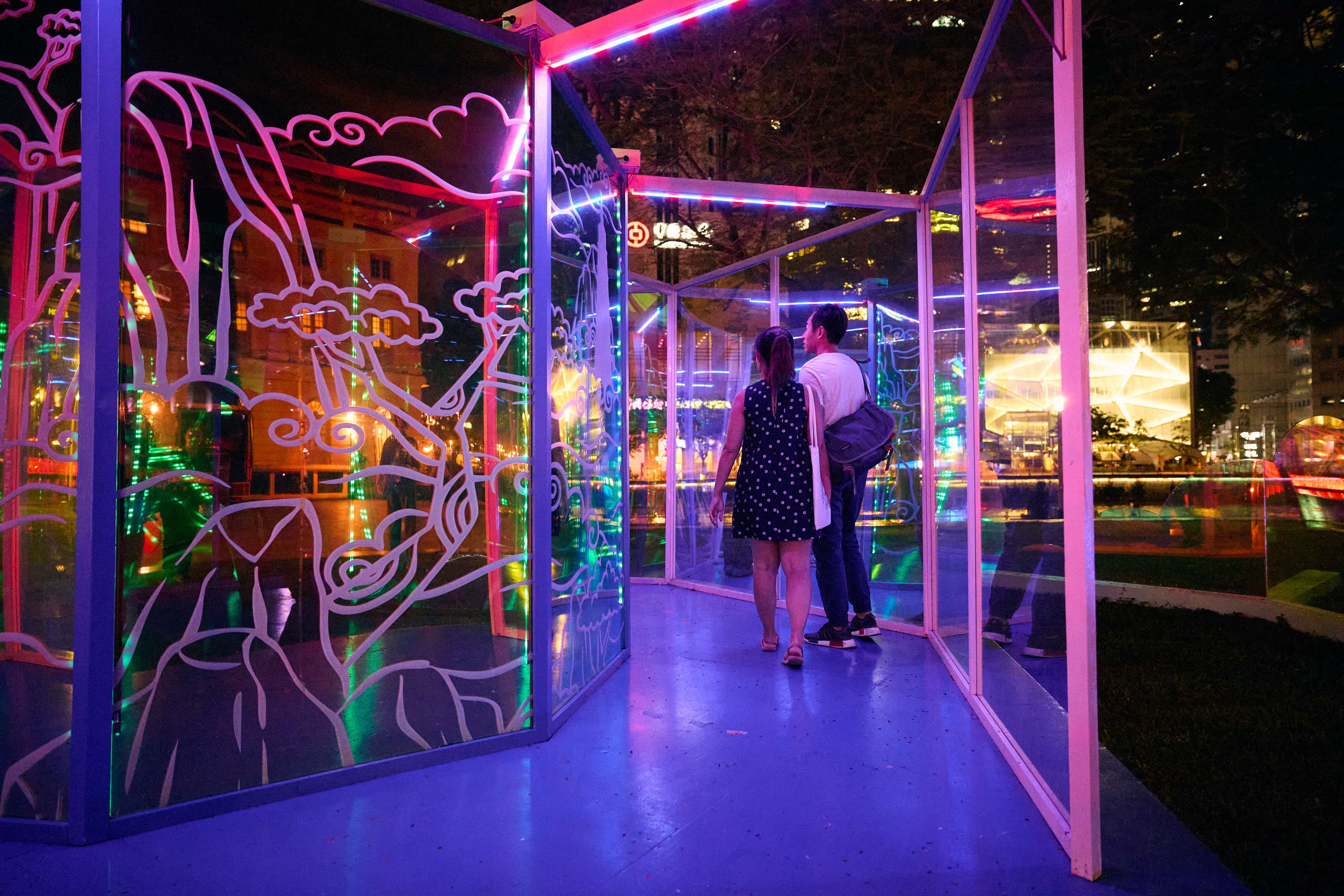 Light to Night Art Installation 2025, We'll Make Heaven a Place on Earth