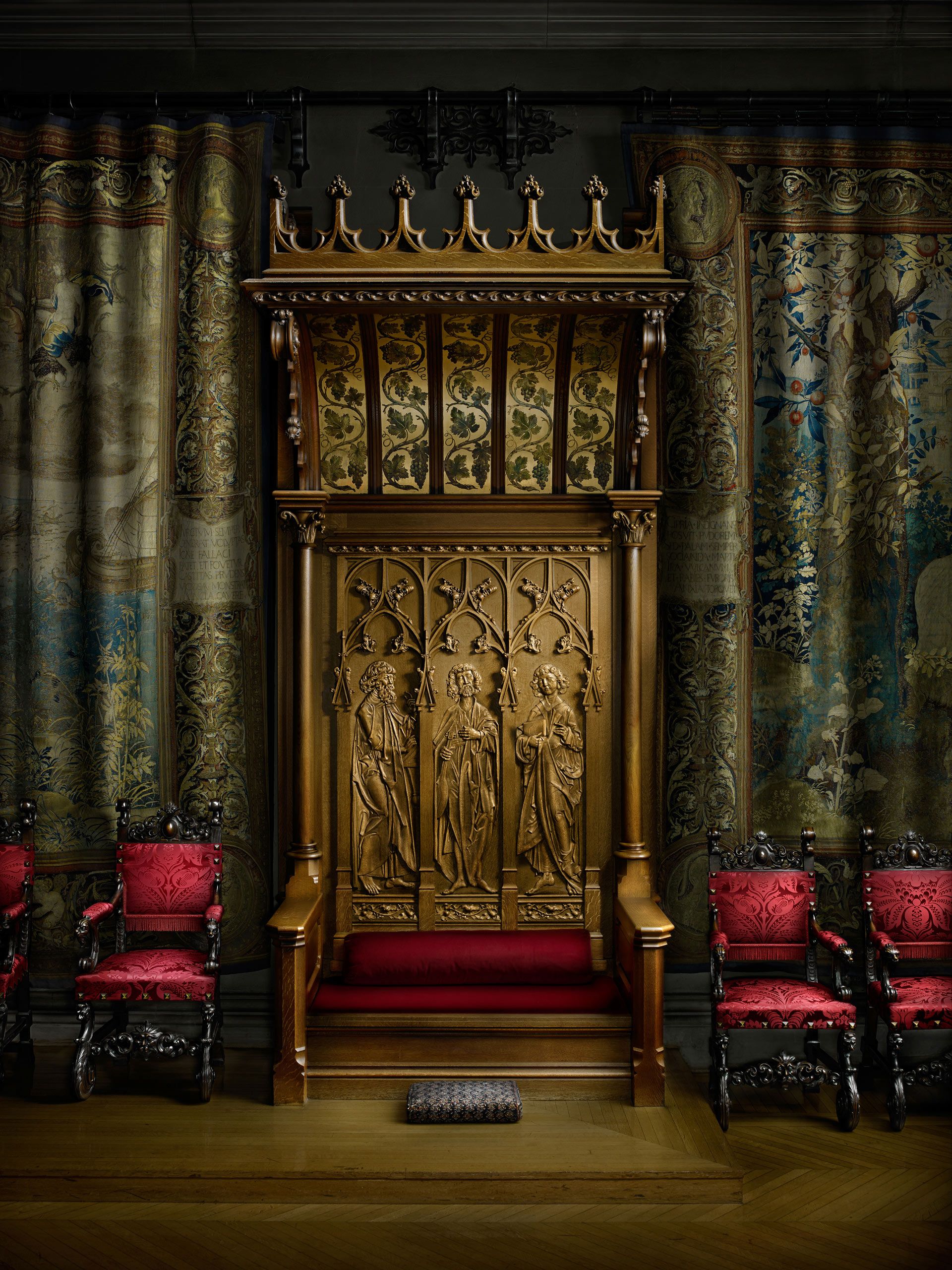 Biltmore House Dining Hall Throne by Harold Ross