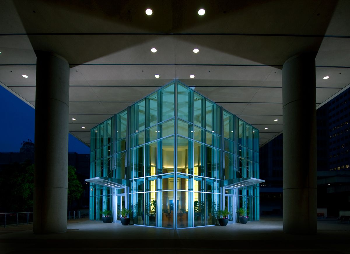 Downtown BOA tower lobby.