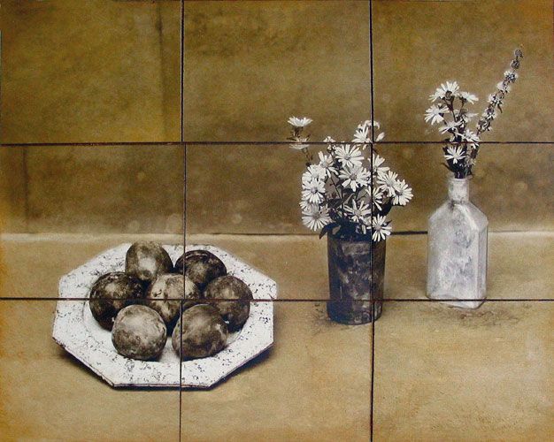 Still Life with Plums (grid)