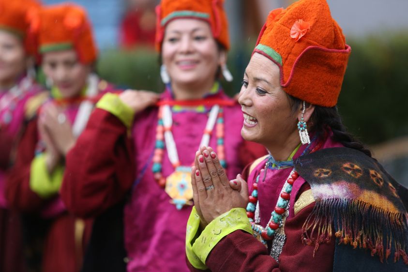 Lahdaki Women, Leh, India