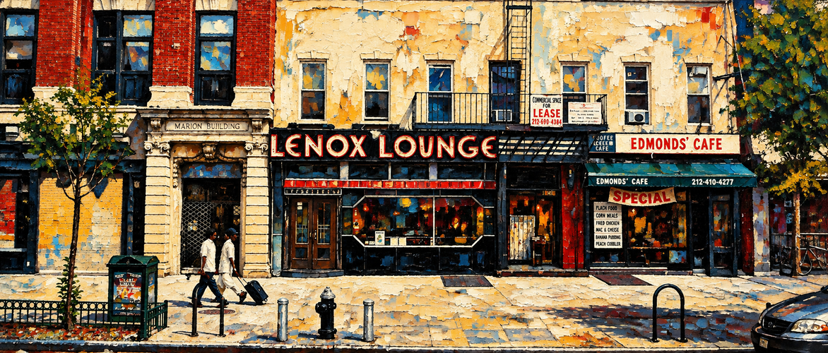 The Lenox Lounge on Lenox Avenue