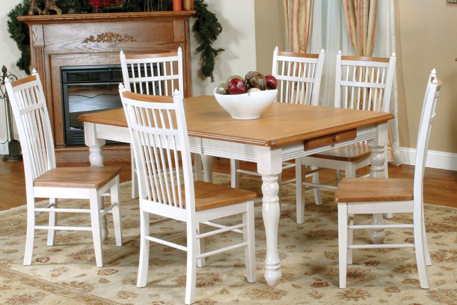 Wood/Leather - Dining room sets Long Island , Dinette sets Long