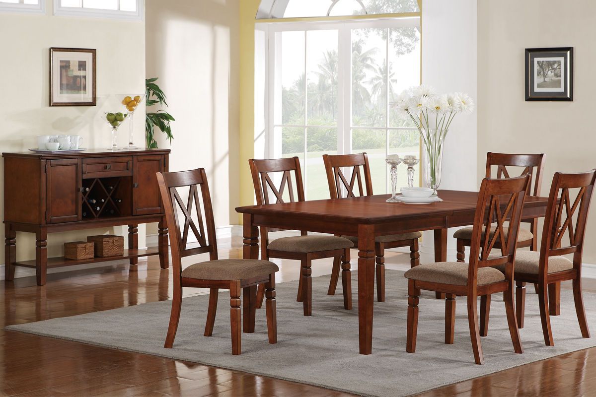 Poundex Dining Room Set Price Upon RequestCall (631) 742-1351 for Best Price Guarantee