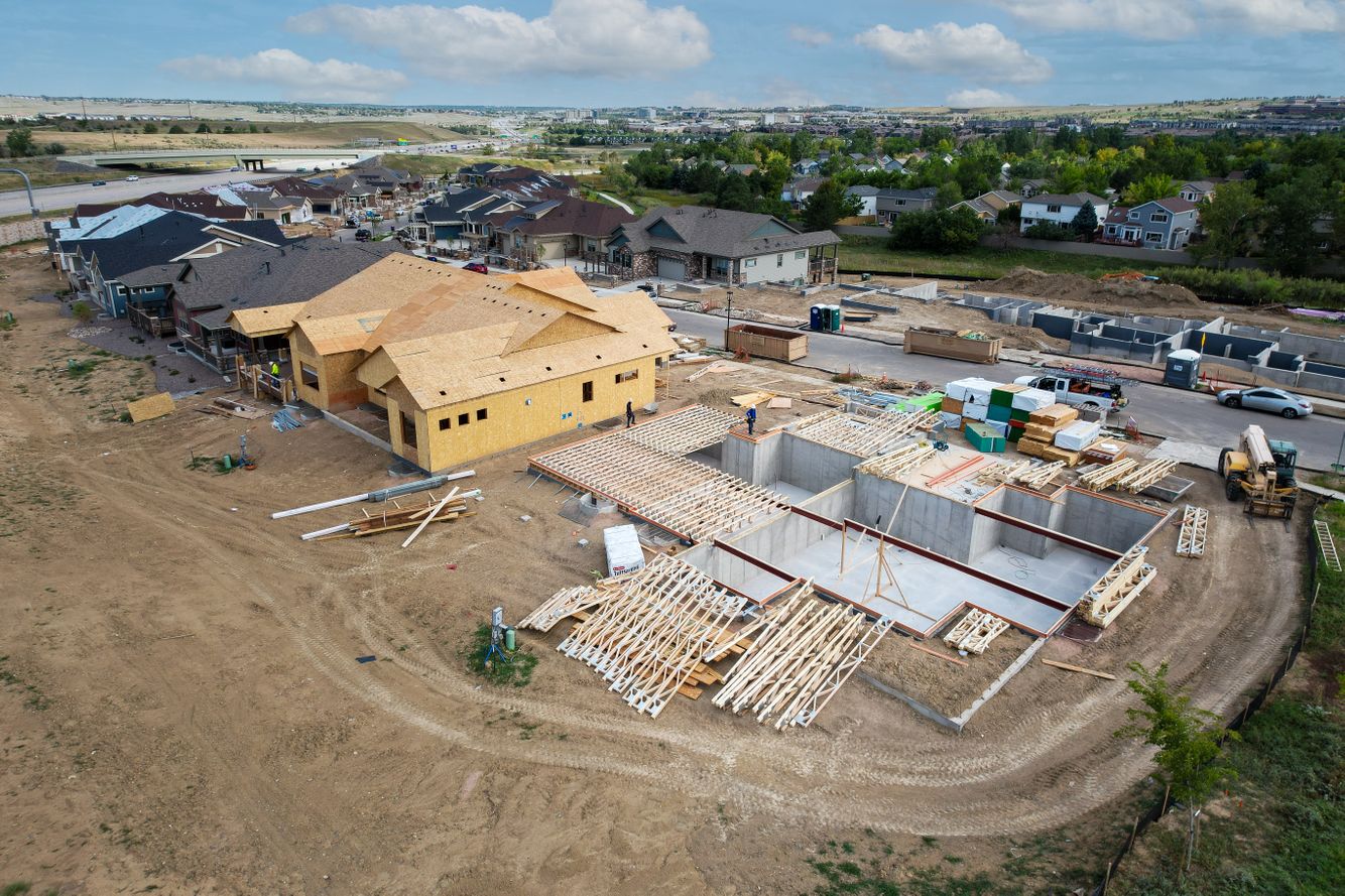 Construction progress can be documented by drones Construction progress with drones