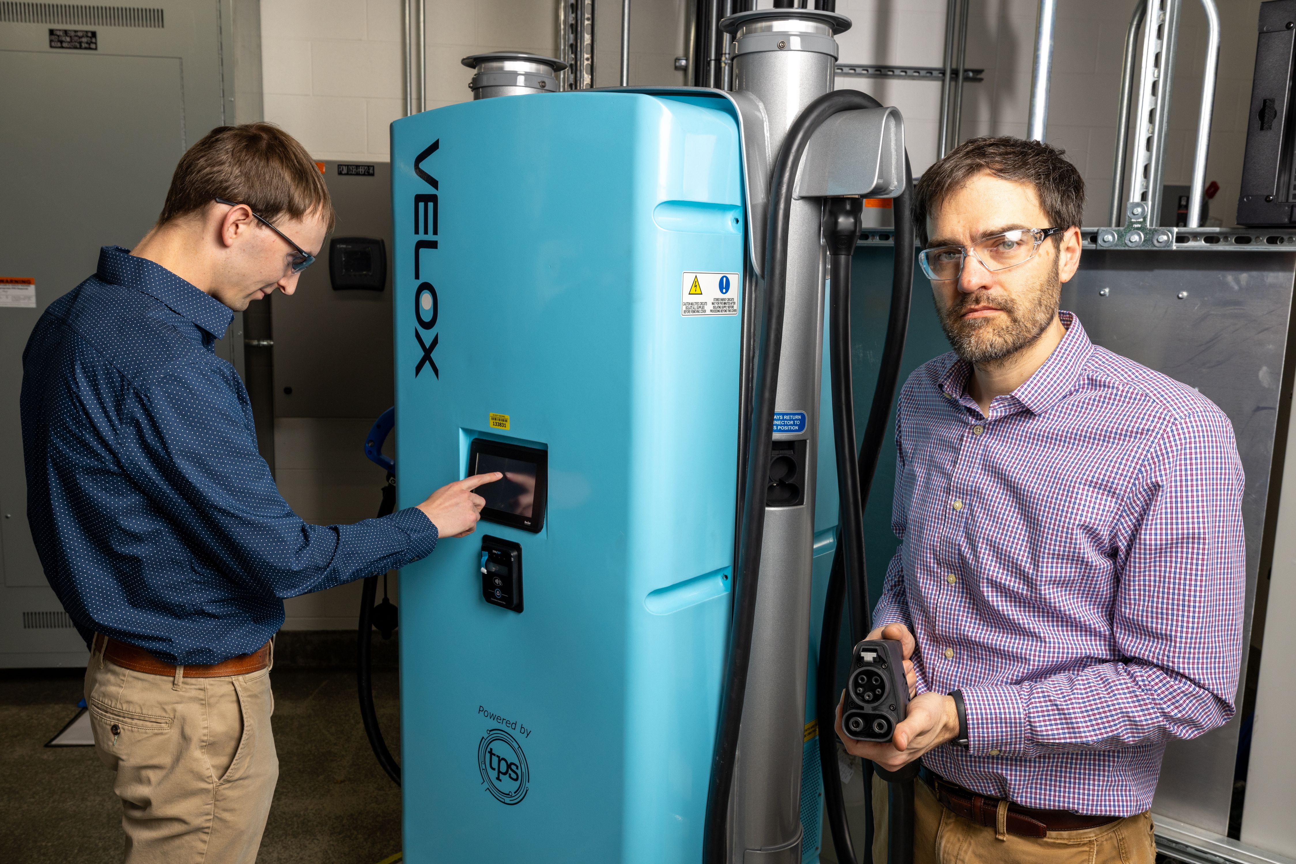 EV Charging Station and Researchers