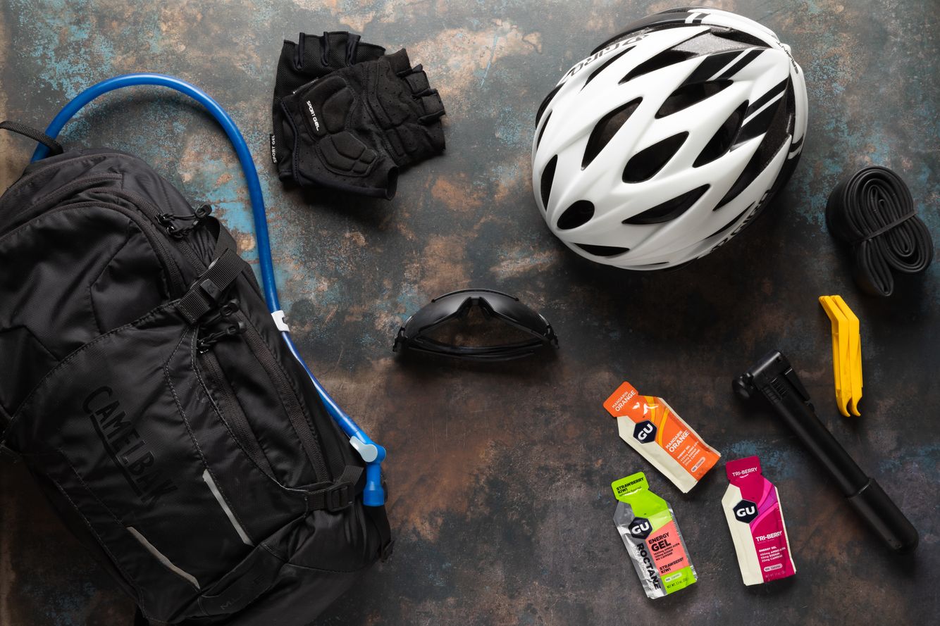 Flat lay cycling gear