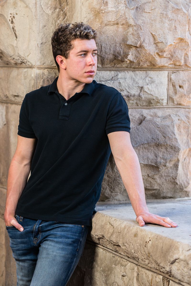 High school senior portrait