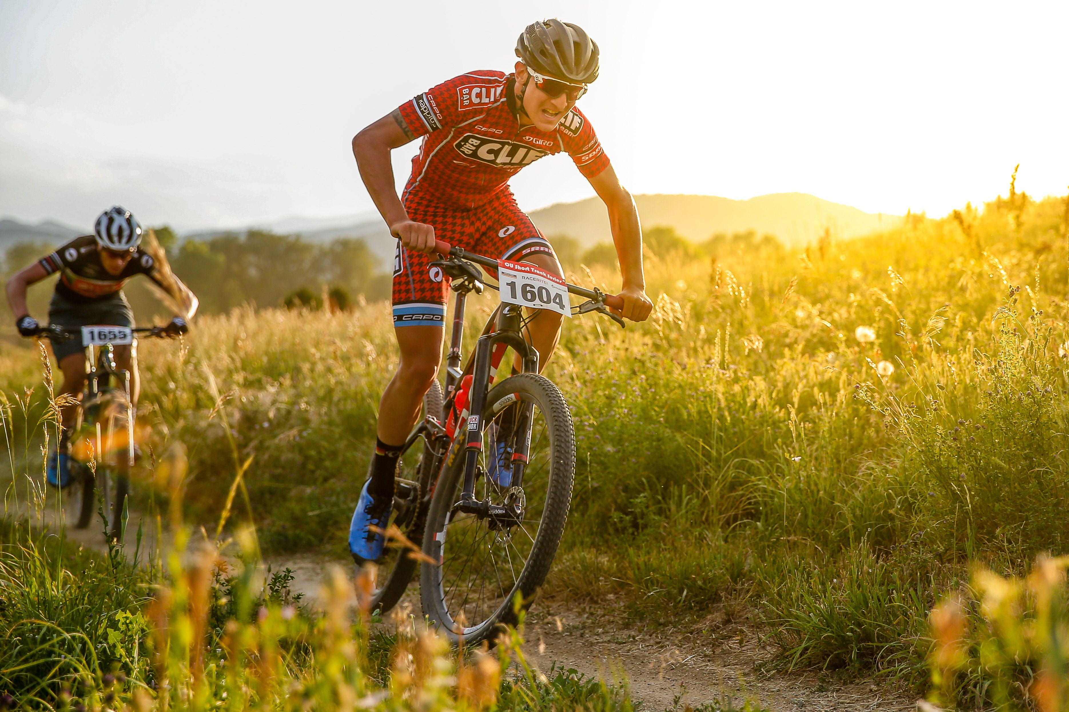 Mountain Bike Race Leader