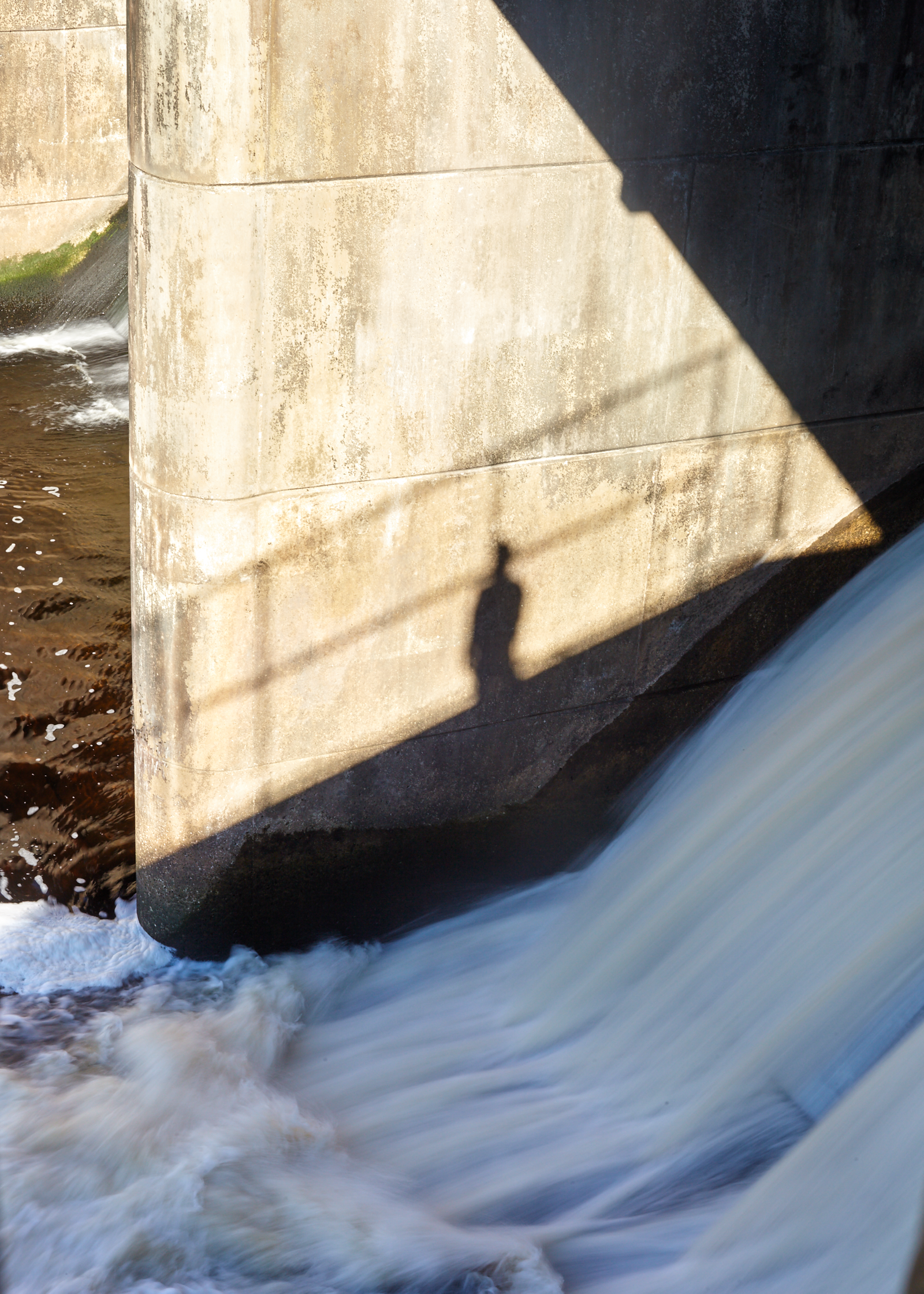 Inglis Dam Obstructing the Withlacoochee River