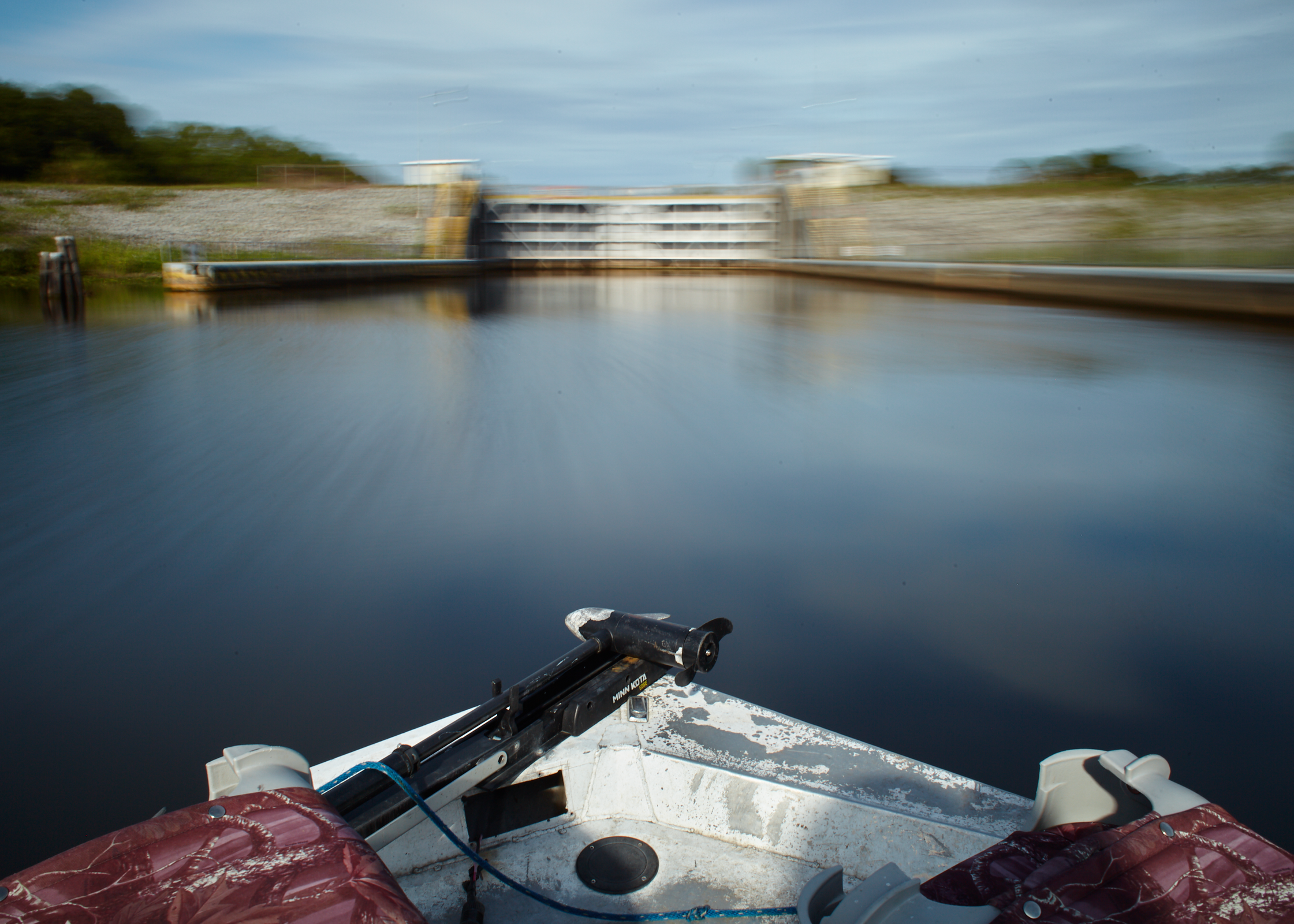 Entrance to Buckman Lock from the St. Johns River