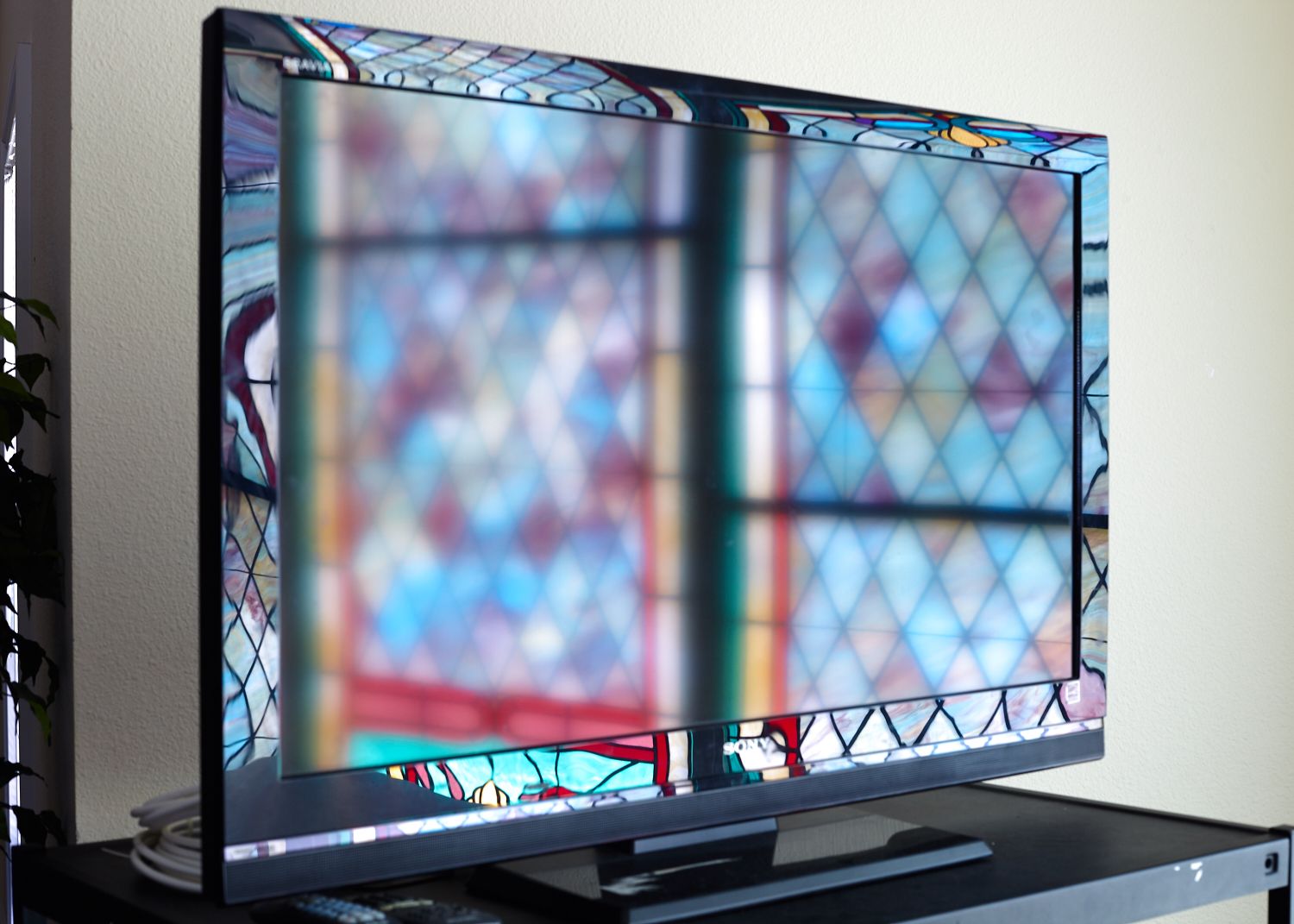 Flatscreen Television in Fellowship Hall