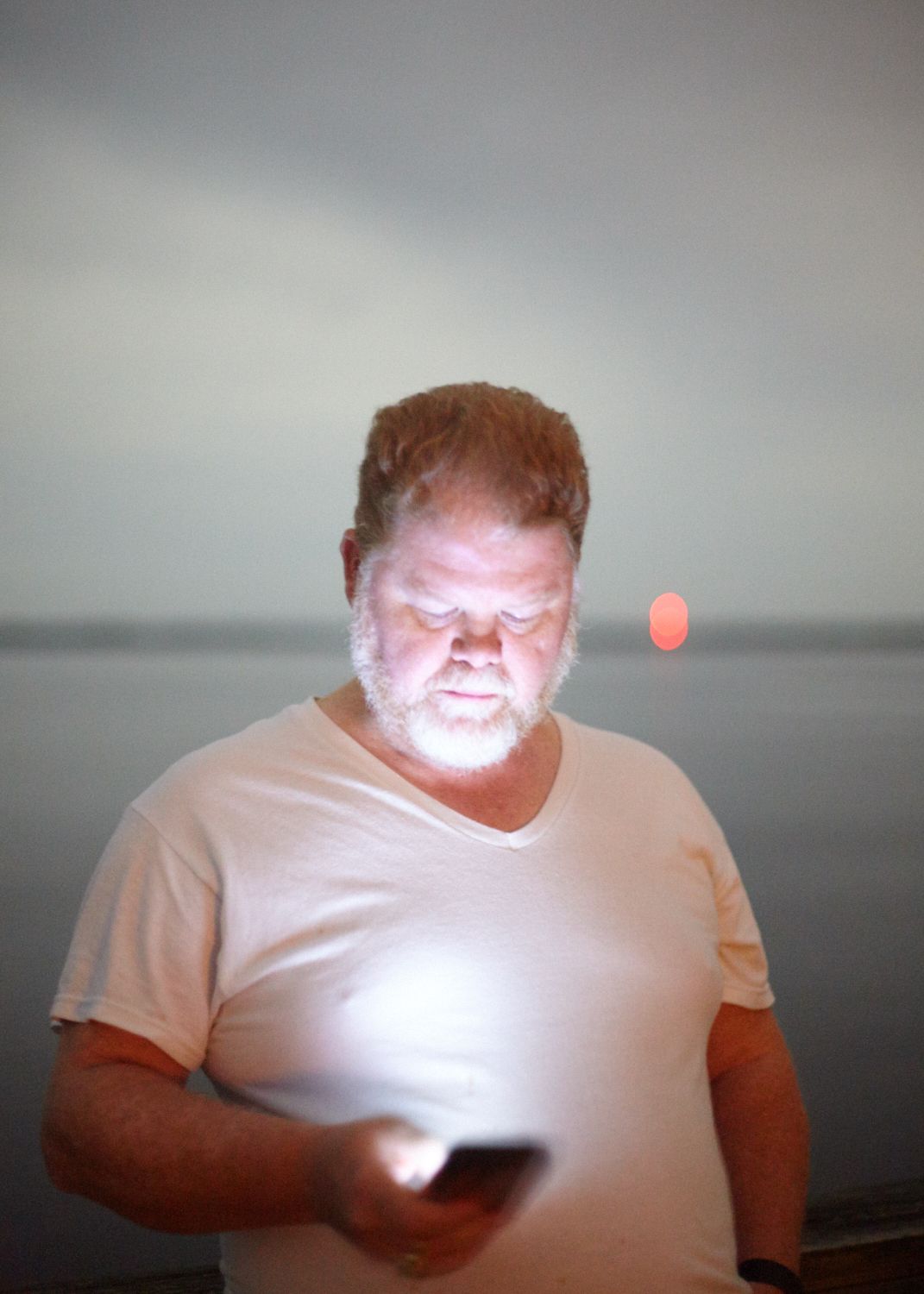 David Receiving Messages Late Into the Evening