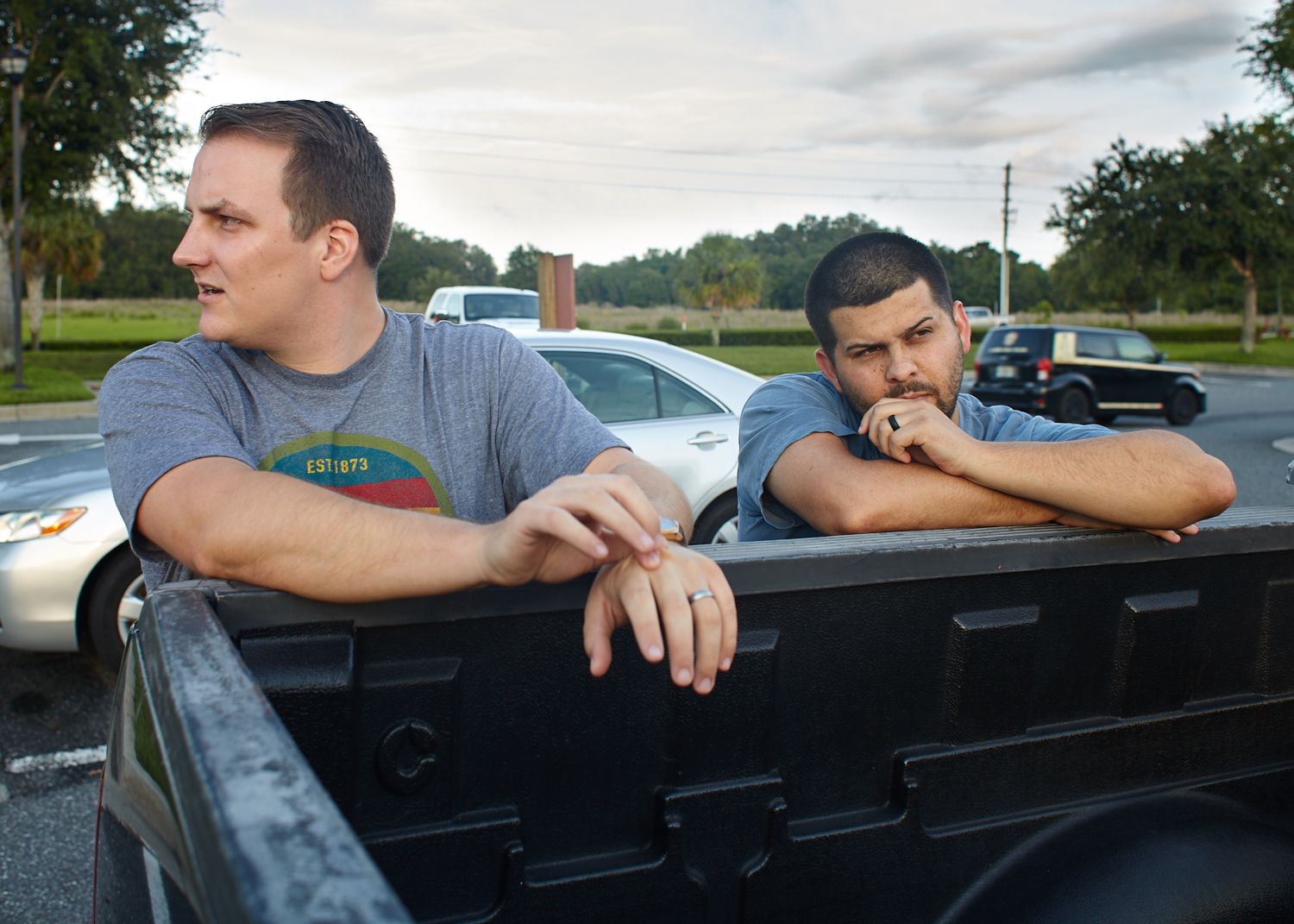 Eliot and Justin, Cracker Barrel Parking Lot
