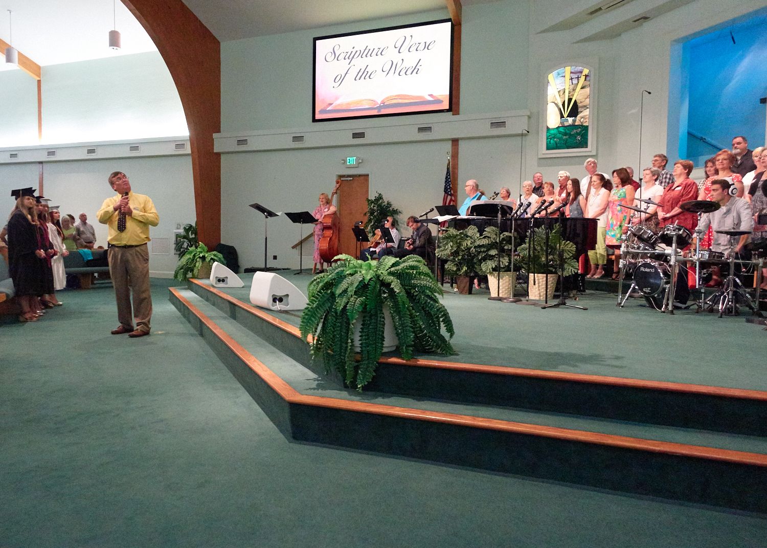 Sunday Church Service, Bushnell, Florida