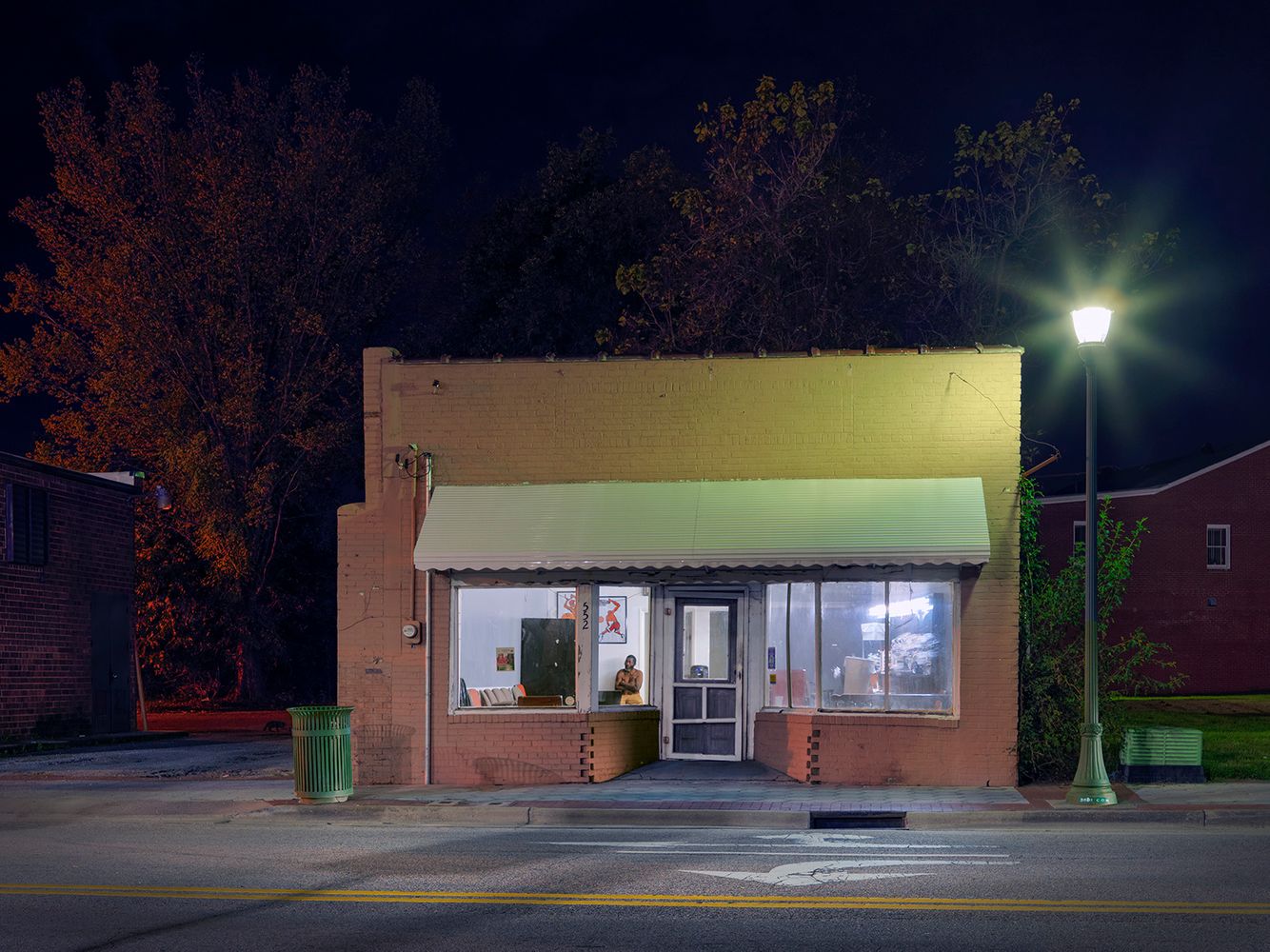 Watching TV, Wilson, NC. 2018