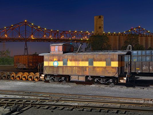 Skyway Bridge and Caboose, Chicago 2017