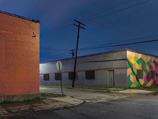 Painted Wall, Westside, Detroit 2018