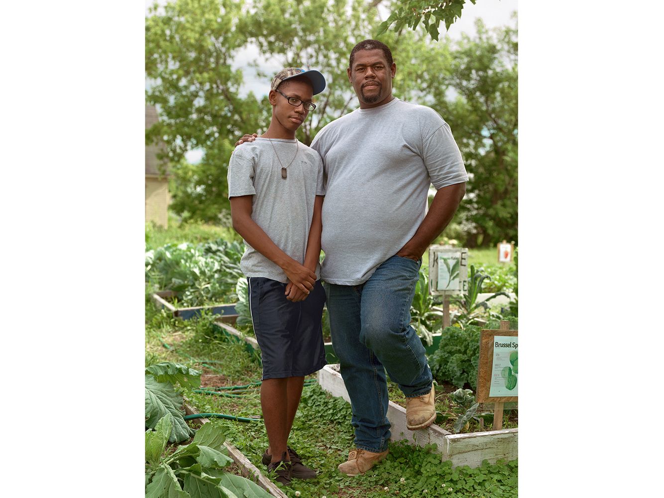 Mark is the founder of the Georgia Street Community Garden, one of the largest community efforts that help anyone who would like to have fresh vegetables for free. It's a lot more than just a garden though. See here - http://www.georgiastreetcc.com Mark Covington and His Son Mark Anthony, Eastside, Detroit 2014
