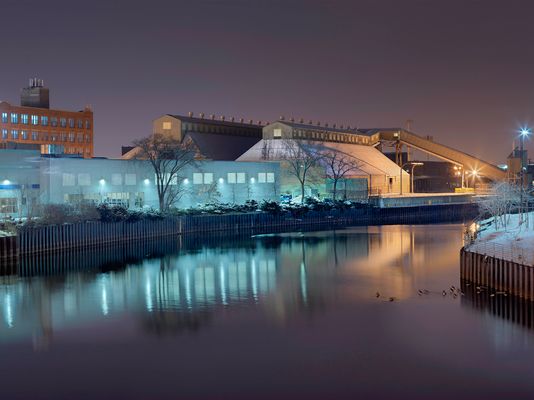 View Looking North from Division St. Bridge, Chicago, 2018