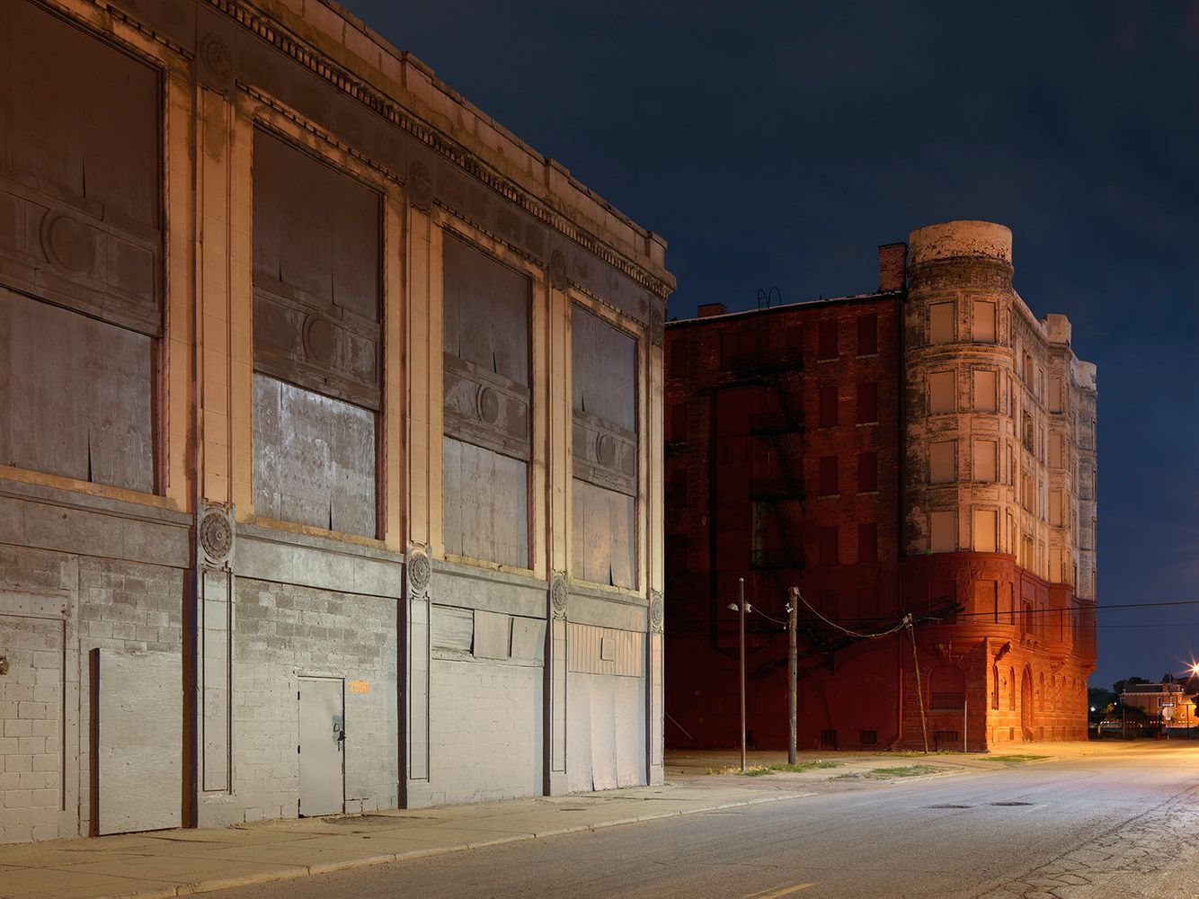 Corner of Cass and Temple Streets, Downtown Detroit 2016