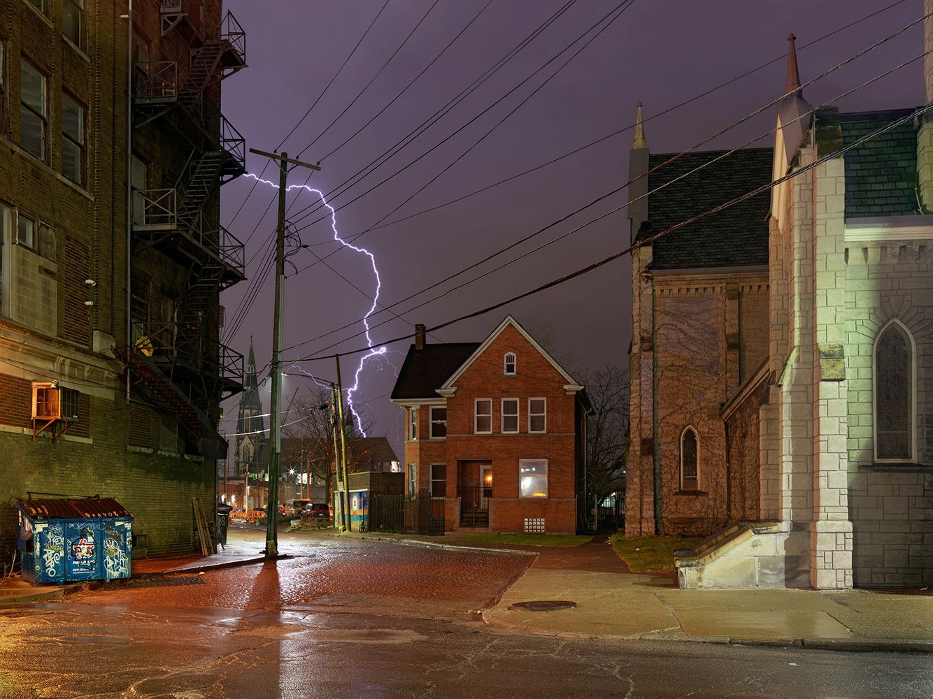 Church Rectory, Service Street, Detroit 2016