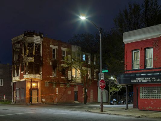 Fire Damaged Building, Chicago 2020