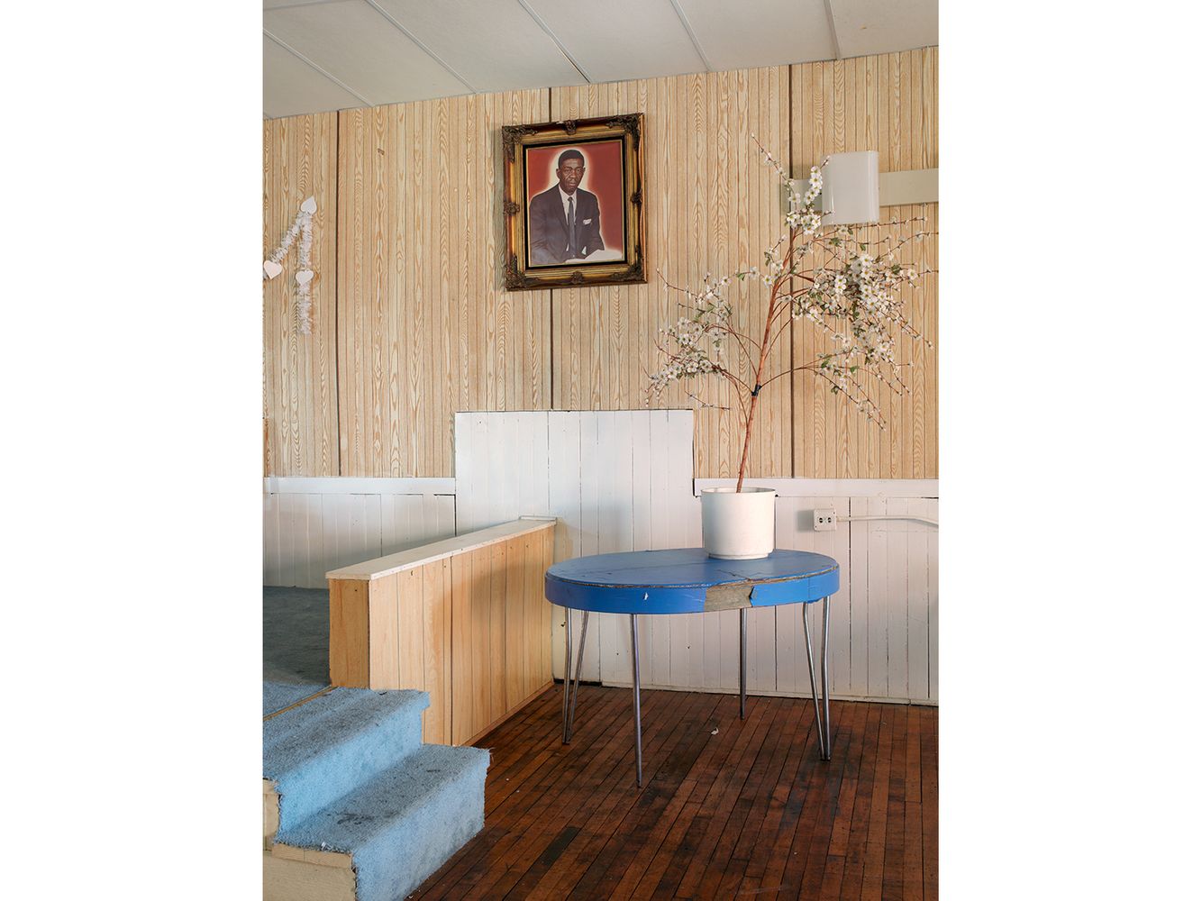 Portrait on the Wall, New Macedonia M.B. Church, 742 N. Ada Street, Chicago 2006