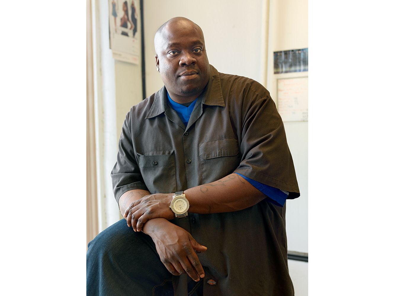Tirrelle, Black Bottom Cuts Barbershop, Chene Avenue, Detroit 2014
