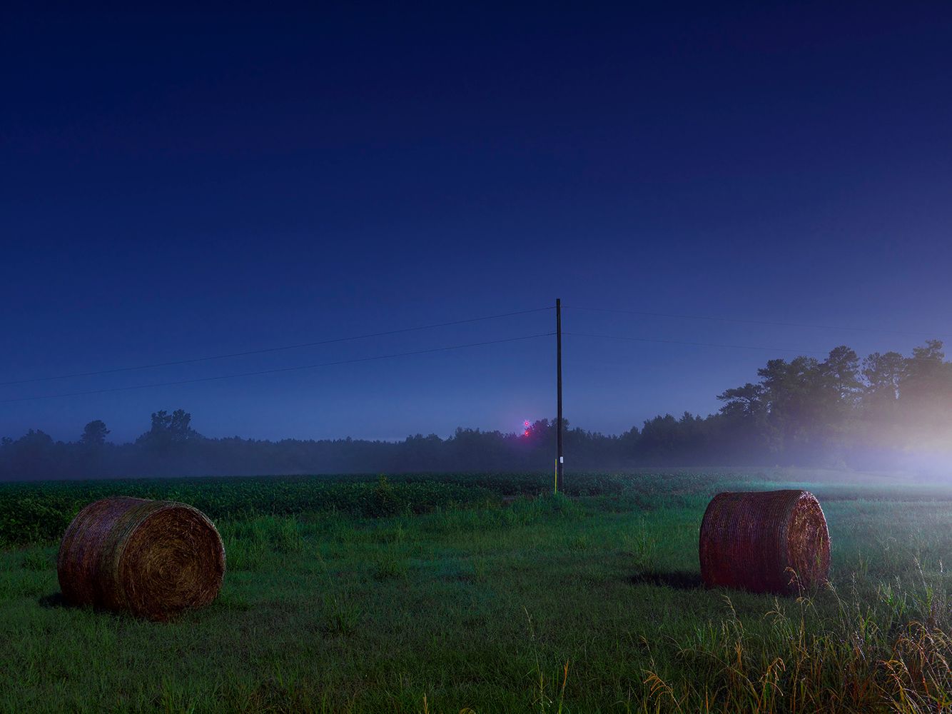 Evening Moonlight, Wilson, NC 2018