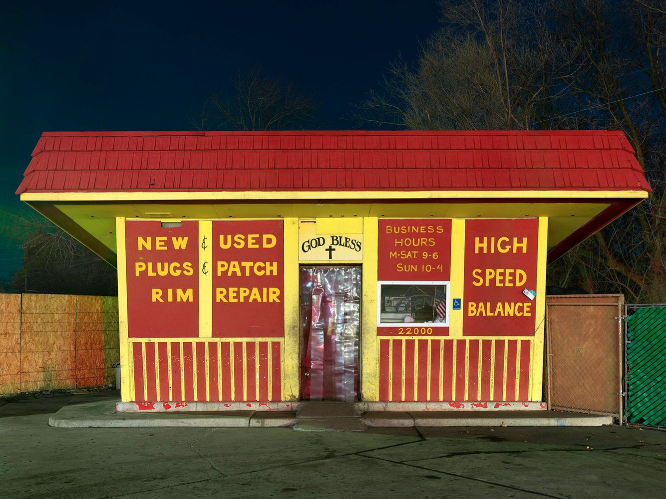 Tire Repair Shop, Brightmoor, Westside, Detroit 2016
