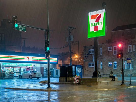 Waiting for the Bus, Chicago 2019