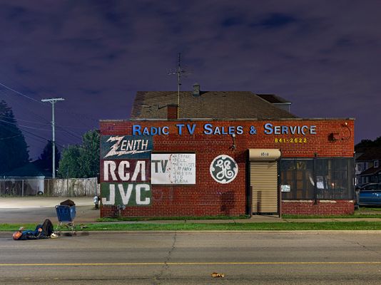 Man Lying in the Street, Westside, Detroit 2017