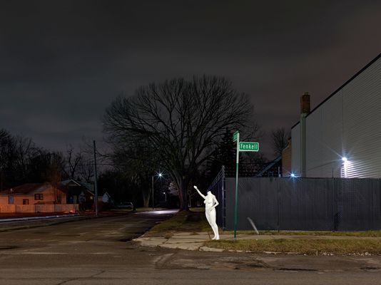 Nude Lady, Westside, Detroit 2017
